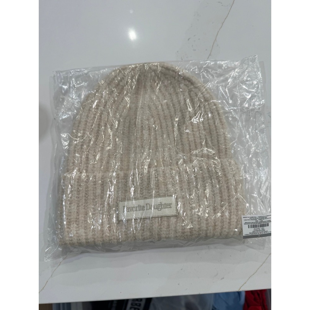 Favorite Daughter THE LOGO PATCH RIB‎ BEANIE